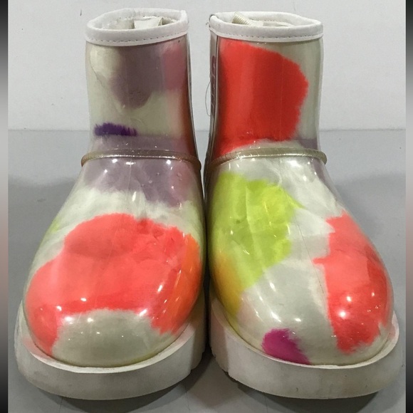 Women’s UGG Classic Clear Mini Party Spots Boots Size 7M - Picture 3 of 9
